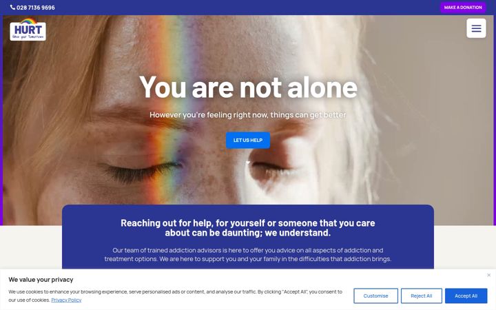 Screenshot of hurtni.org