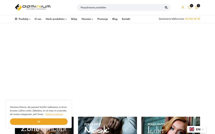 Screenshot of hurtowniafryzjerska.pl