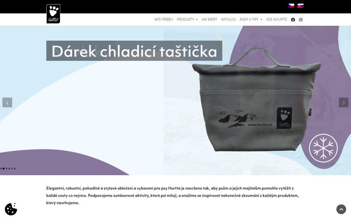 Screenshot of hurtta.cz