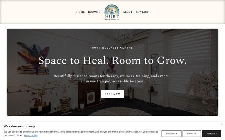 Screenshot of hurtwellnesscentre.org