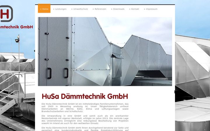 Screenshot του husa-gmbh.de