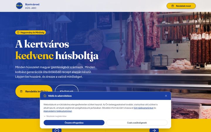 Screenshot of husabc.hu