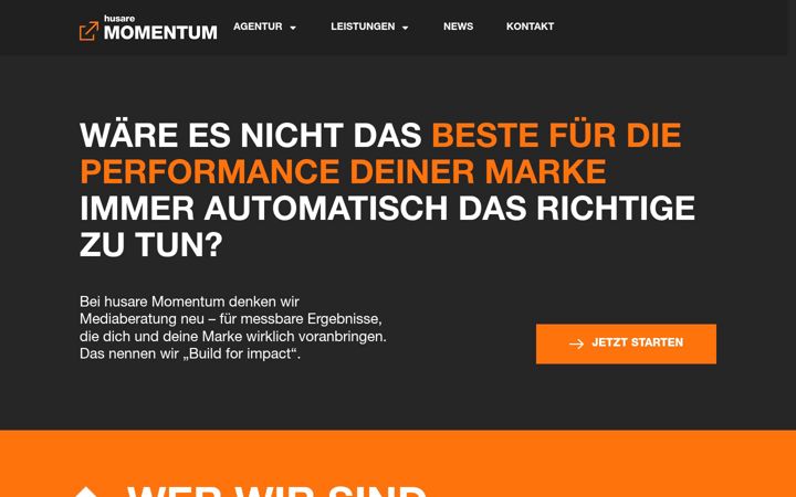 Screenshot του husare-momentum.de