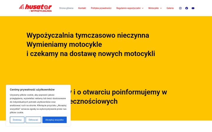 Screenshot of husator-wypozyczalnia.pl