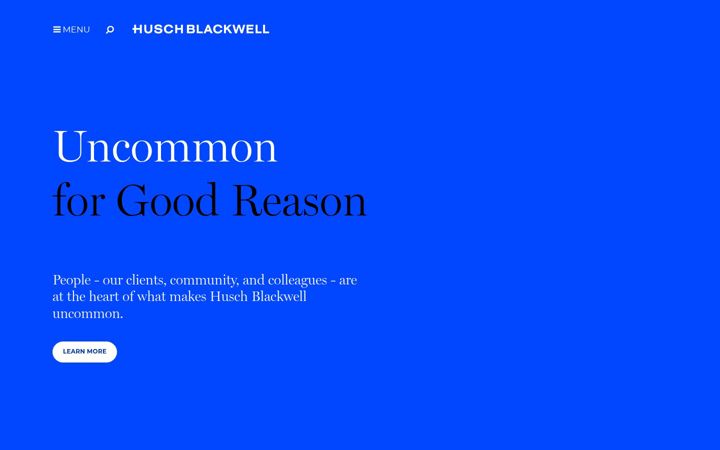 Screenshot of huschblackwell.com
