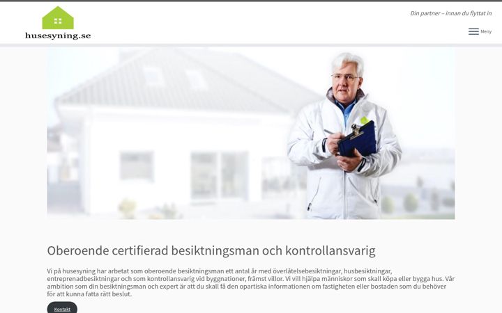 Screenshot of husesyning.se
