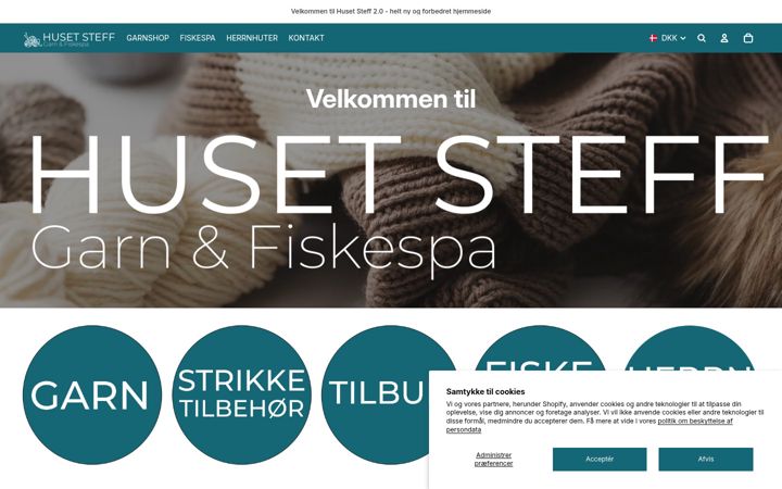 Screenshot of husetsteff.dk