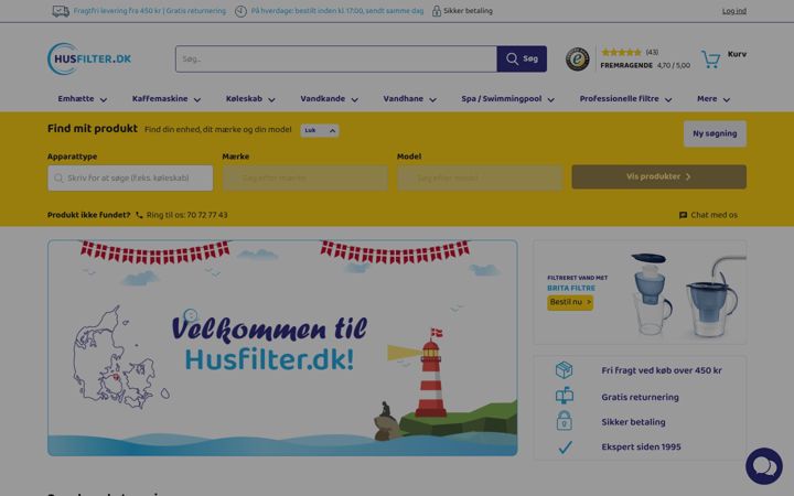 Screenshot of husfilter.dk