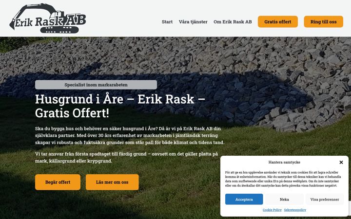 Screenshot of husgrund-are.se