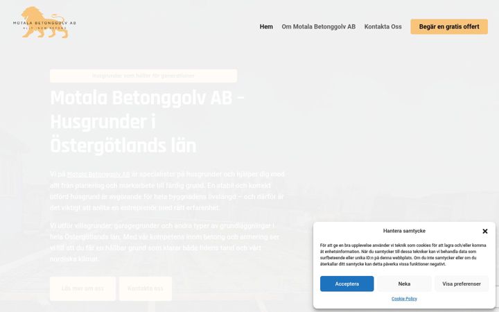 Screenshot of husgrund.nu