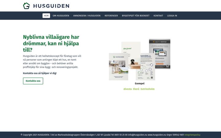 Screenshot of husguiden.nu