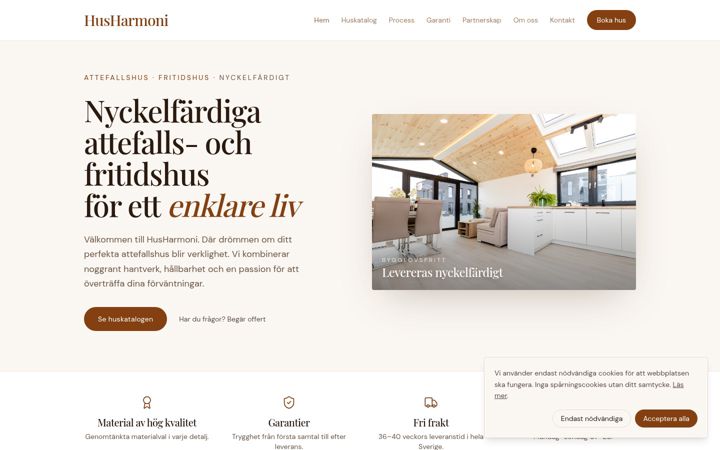 Screenshot of husharmoni.se