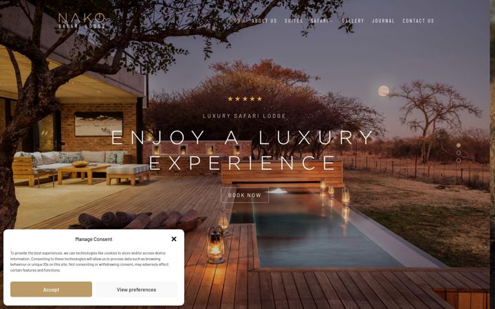 Screenshot of hushhabitat.com