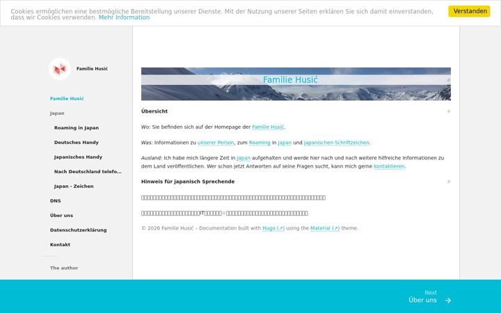 Screenshot of husic.net