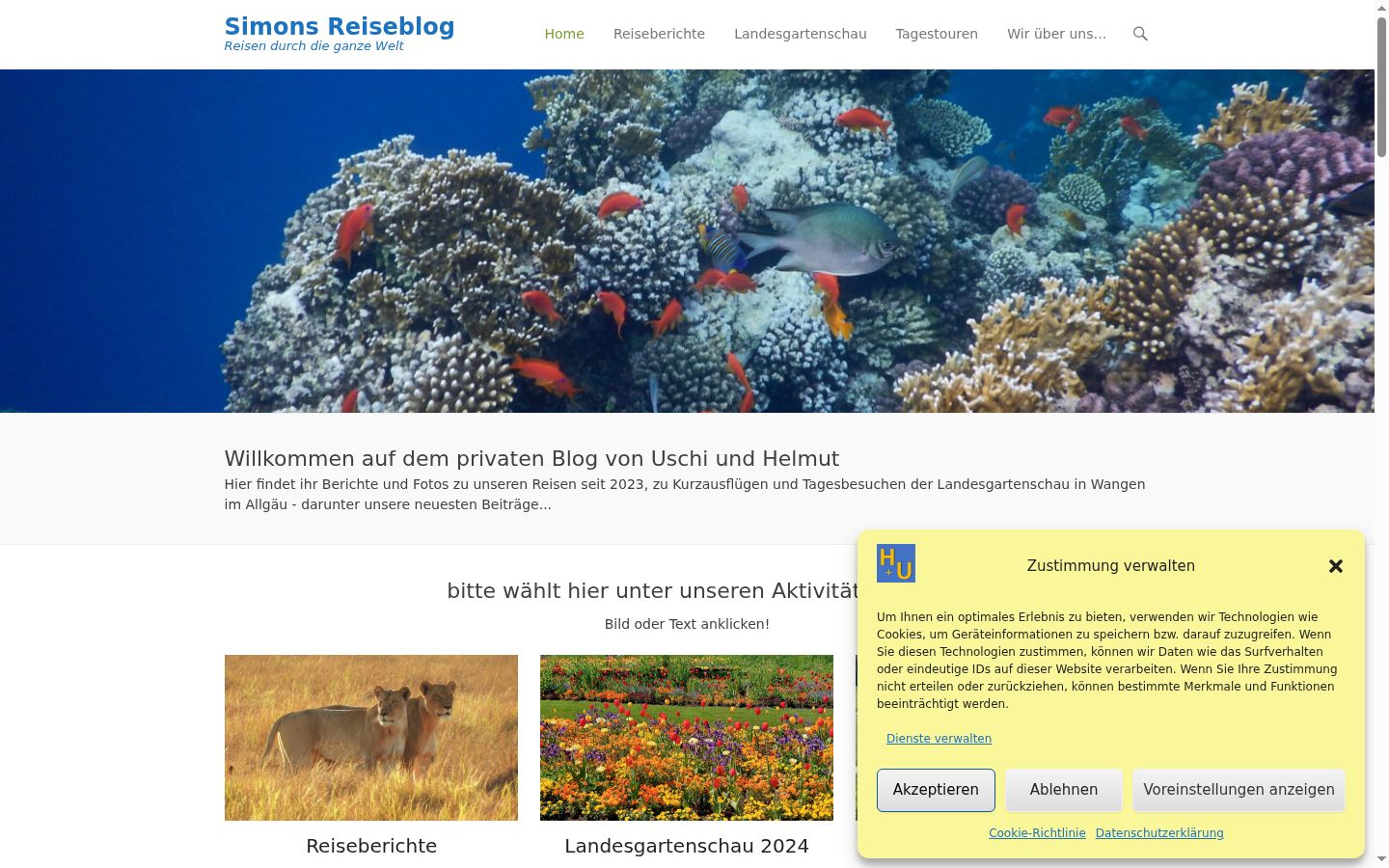 Screenshot tal-banner tal-kunsens muri qabel kwalunkwe interazzjoni