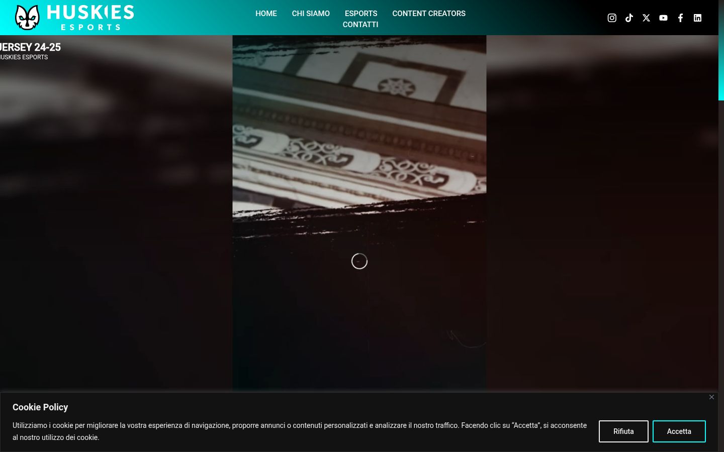 Captura de pantalla del banner de consentimiento mostrado antes de cualquier interacción