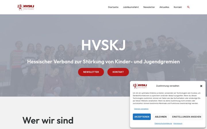 Screenshot of huskj.org