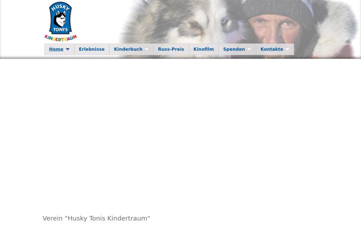 Screenshot of husky-toni-kindertraum.at