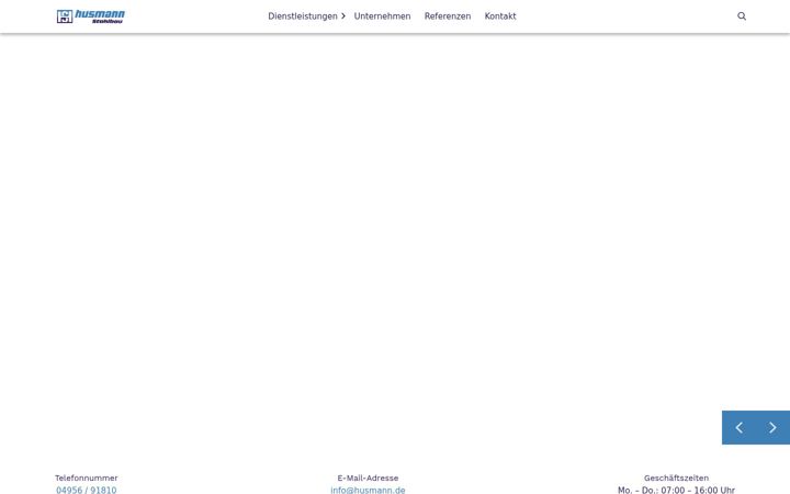 Captură de ecran a husmann.de