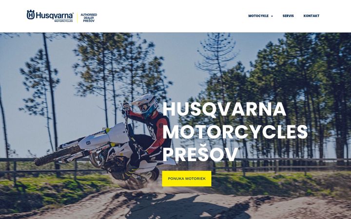 Screenshot of husqvarnapresov.sk