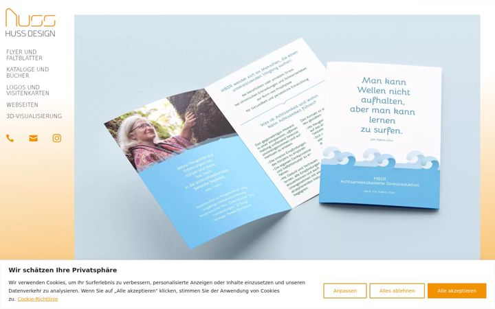 Screenshot of huss-design.de