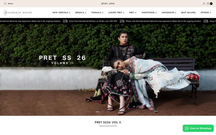 Screenshot of hussainrehar.com