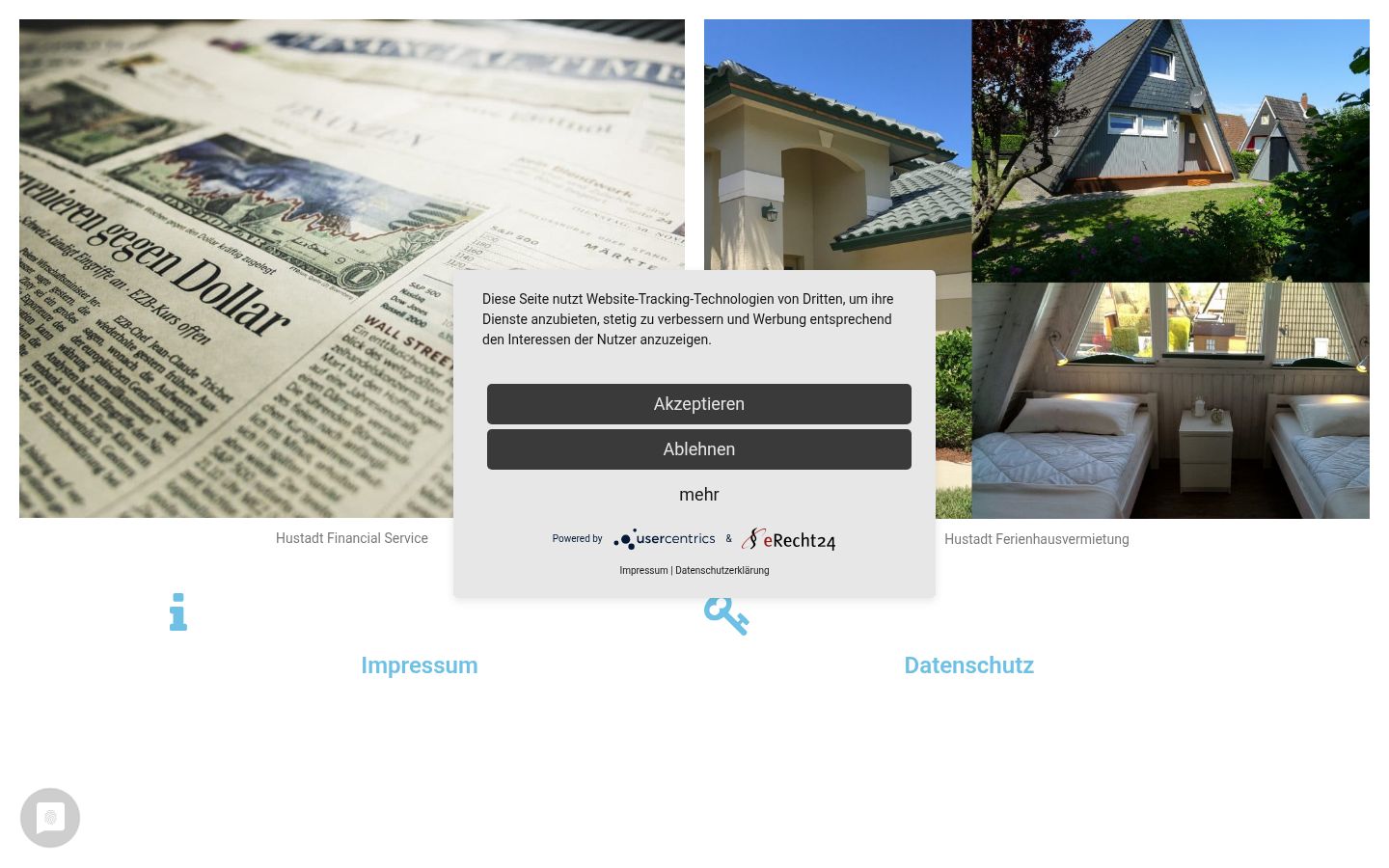 Capture d'écran de la bannière de consentement affichée avant toute interaction