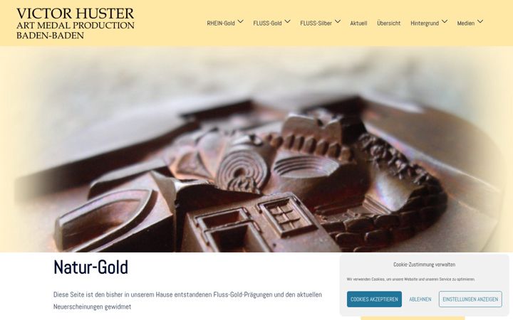 Screenshot of huster-medaillen-news.com