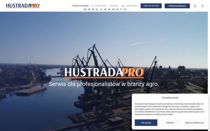 Screenshot of hustrada.pro