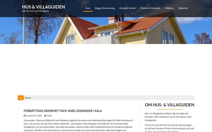 Screenshot of husvillaguiden.se