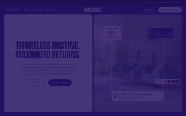 Screenshot of huswell.be