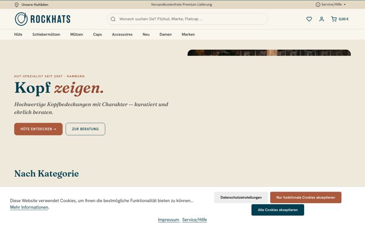 Screenshot of hut-kaufen.de
