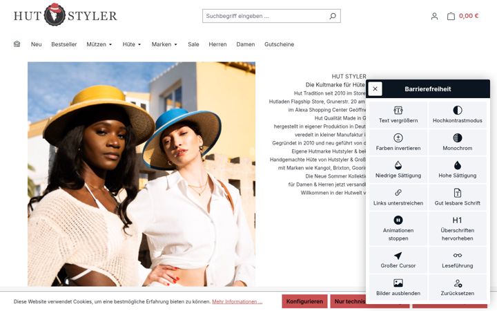 Screenshot of hut-styler.de
