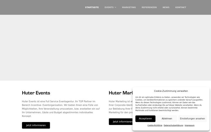 Screenshot of huter-group.de