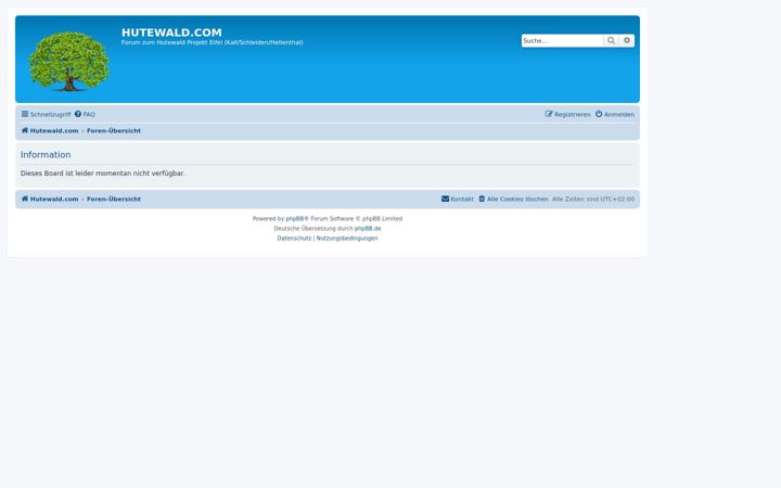 Screenshot of hutewald.com