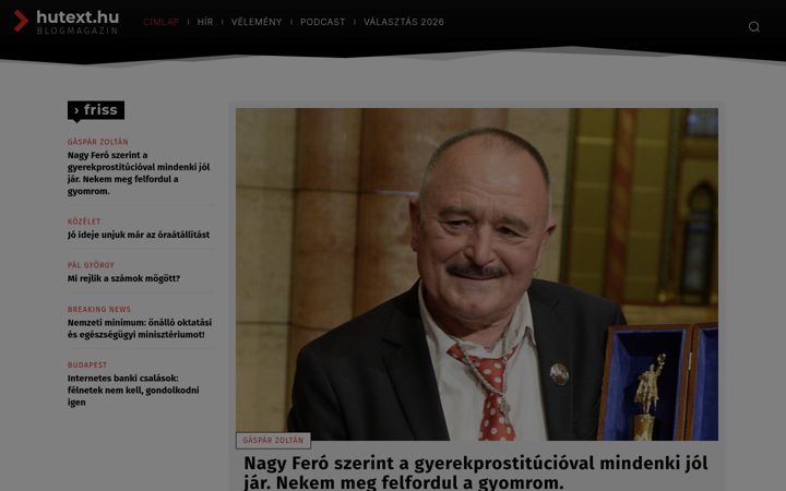Screenshot of hutext.hu
