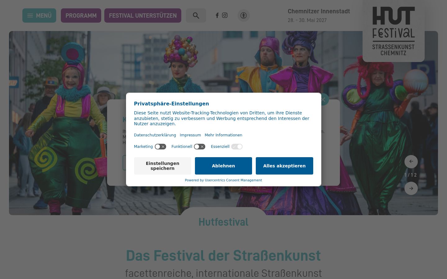 Snímek obrazovky baneru souhlasu zobrazeného před jakoukoli interakcí