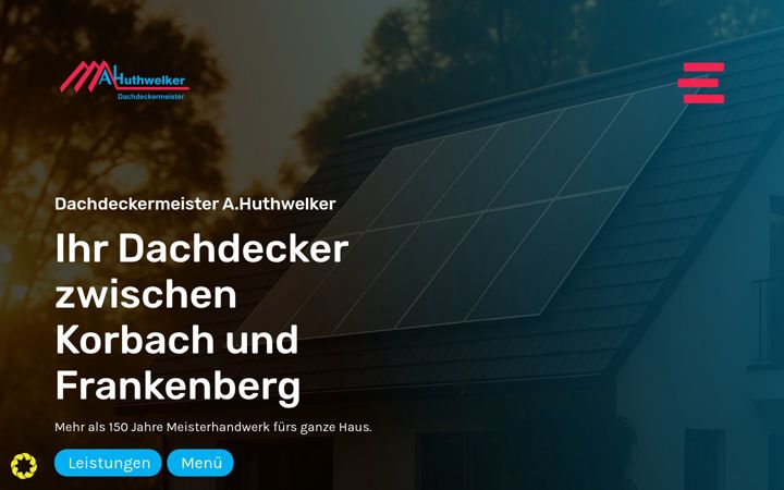 Screenshot of huthwelker.de