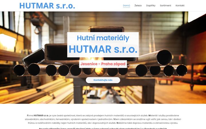Screenshot of hutmarzelezohutni.cz