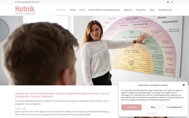 Screenshot of hutnik.dk