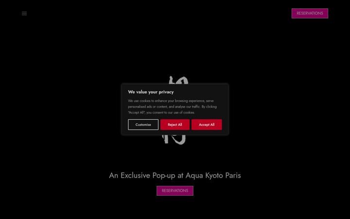Screenshot of hutongrestaurant.eu