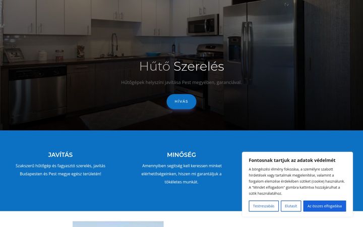 Screenshot of hutotszerelek.hu