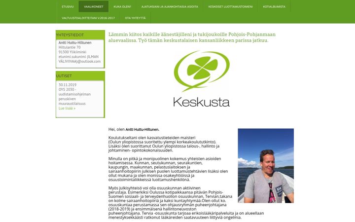 Screenshot of huttu-hiltunen.net
