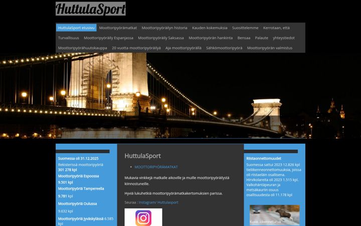 Screenshot of huttulasport.fi