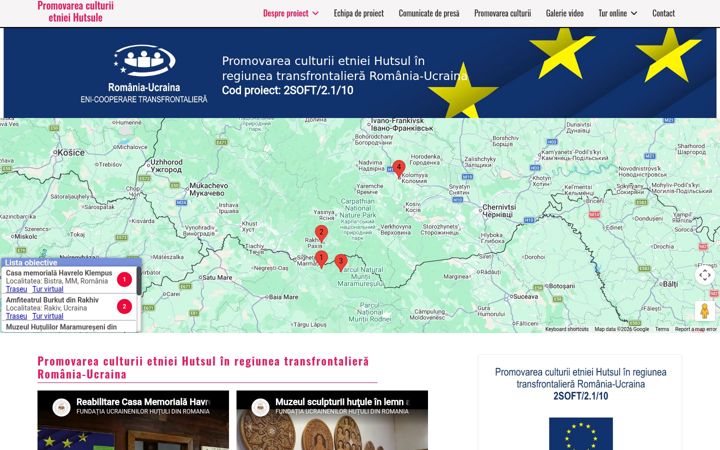 Screenshot of hutul-cult.ro