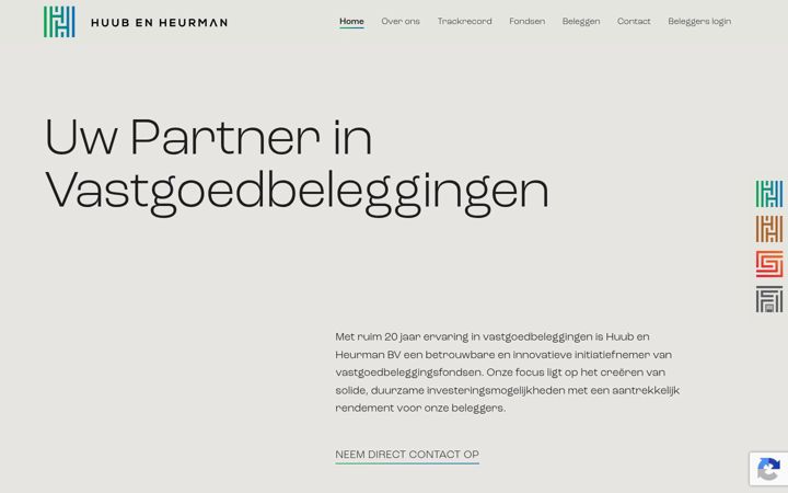 Screenshot of huubenheurman.nl