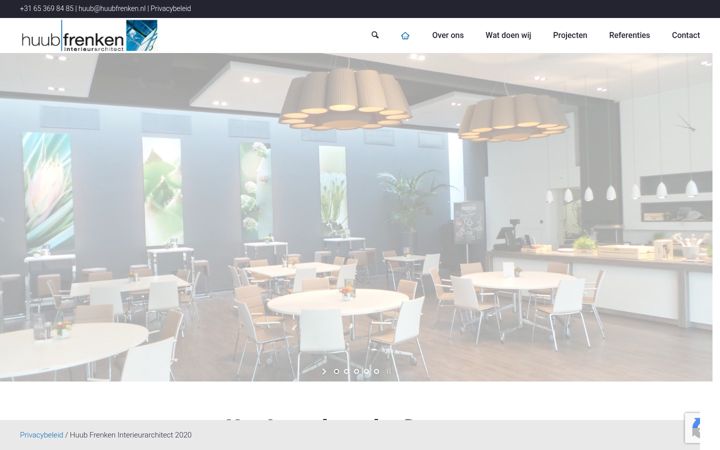Screenshot of huubfrenken.nl