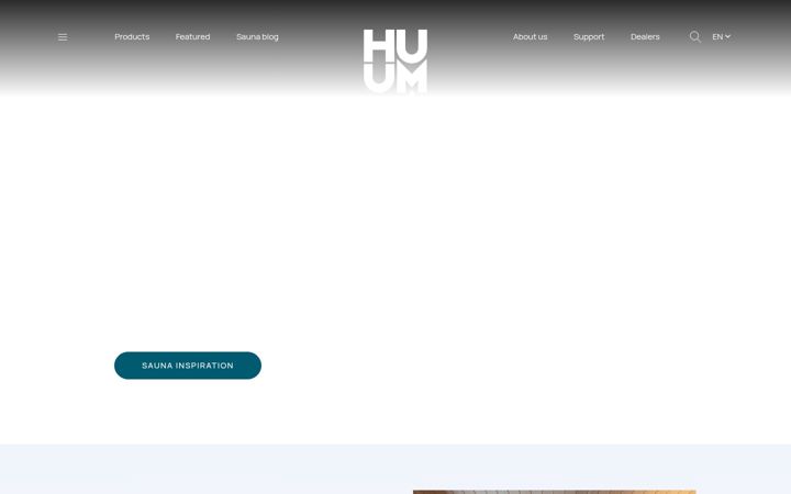 Screenshot of huum.eu