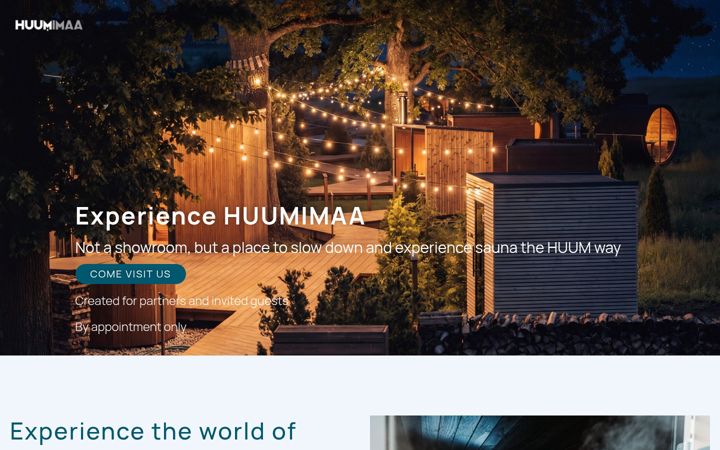 Screenshot of huumimaa.com