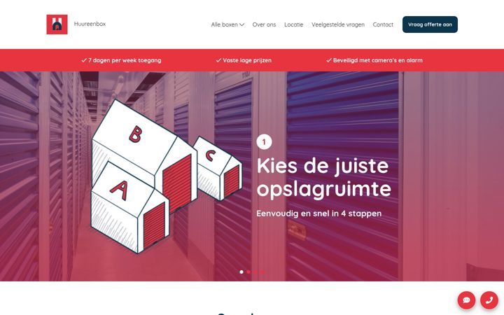 Screenshot of huureenbox.nl